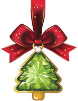 a christmas tree ornament